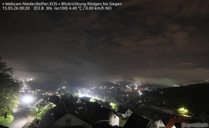 Archived image Webcam Niederdielfen near Siegen