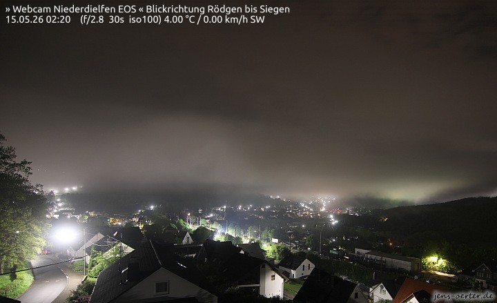 Archived image Webcam Niederdielfen near Siegen