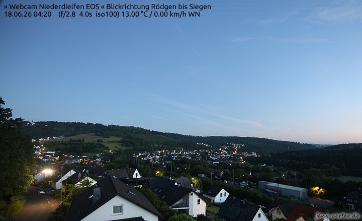 Archiv Foto Webcam Niederdielfen bei Siegen