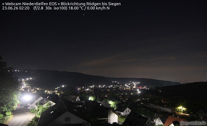 Archived image Webcam Niederdielfen near Siegen