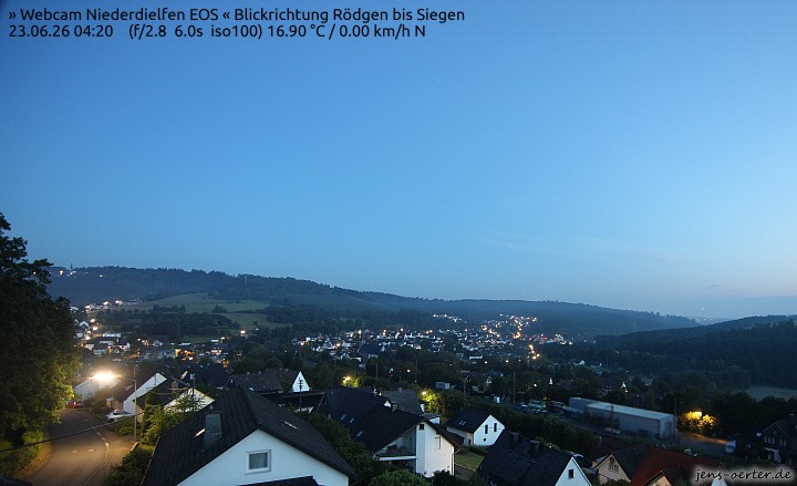 Archived image Webcam Niederdielfen near Siegen