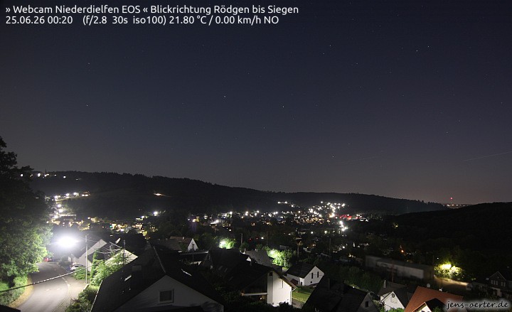 Archived image Webcam Niederdielfen near Siegen