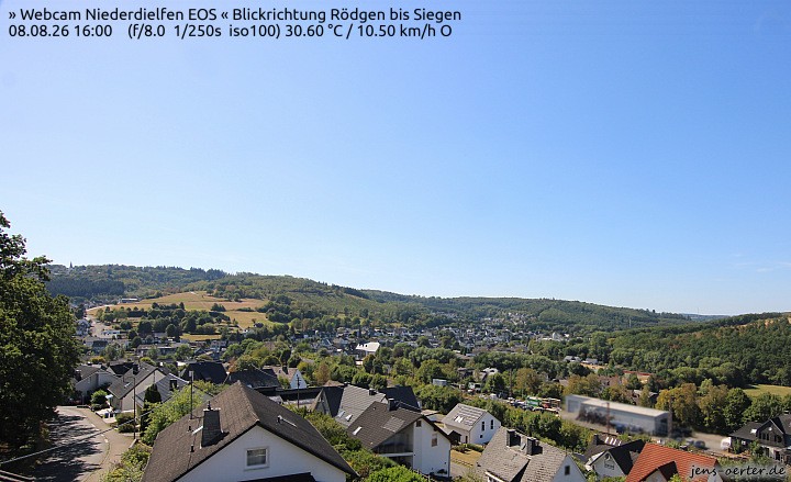Archived image Webcam Niederdielfen near Siegen