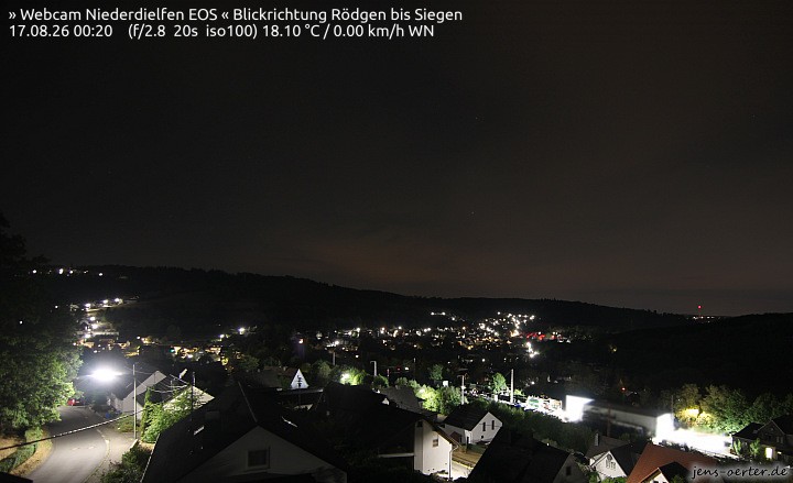 Archived image Webcam Niederdielfen near Siegen