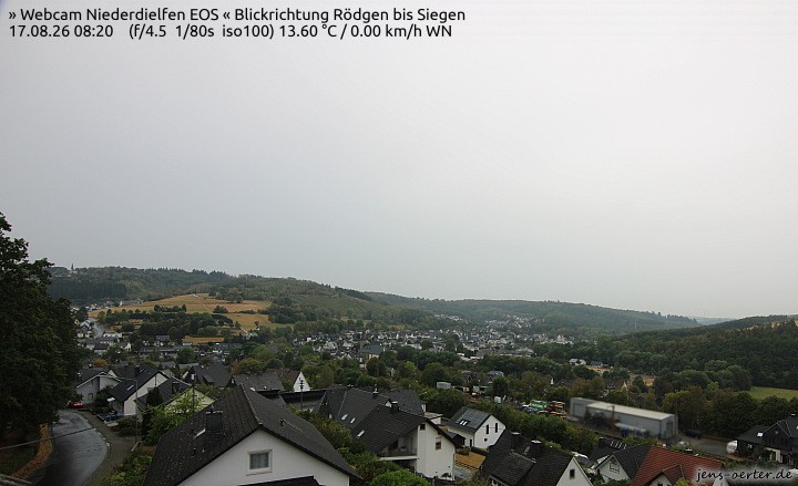 Archived image Webcam Niederdielfen near Siegen