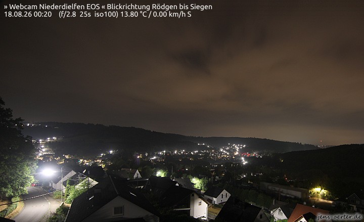 Archived image Webcam Niederdielfen near Siegen