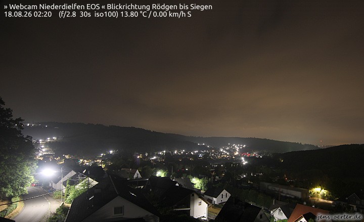 Archived image Webcam Niederdielfen near Siegen
