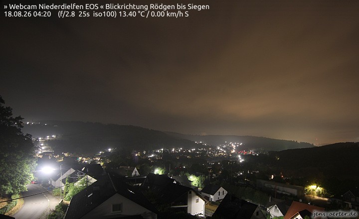 Archived image Webcam Niederdielfen near Siegen