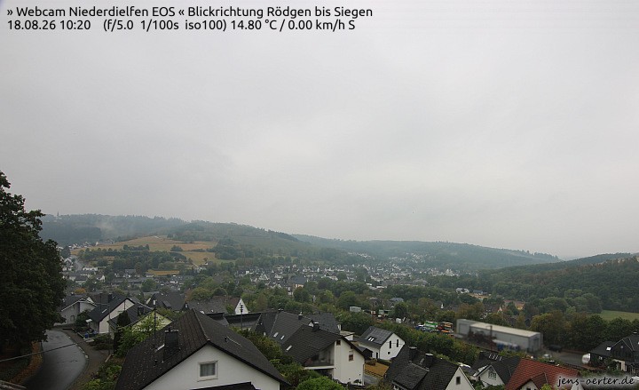 Archived image Webcam Niederdielfen near Siegen