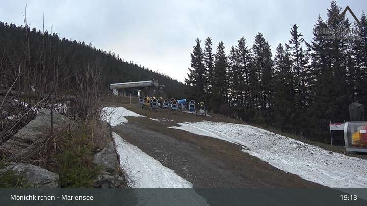 Archiv Foto Webcam Mönichkirchen - Bergstation Panoramabahn