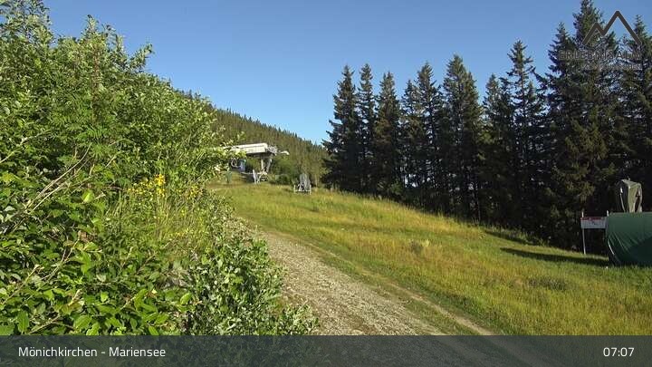 Archiv Foto Webcam Mönichkirchen - Bergstation Panoramabahn