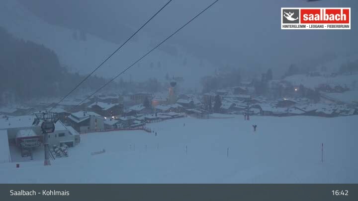 Archiv Foto Webcam Saalbach - Kohlmaisgipfelbahn
