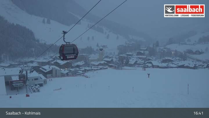 Archiv Foto Webcam Saalbach - Kohlmaisgipfelbahn