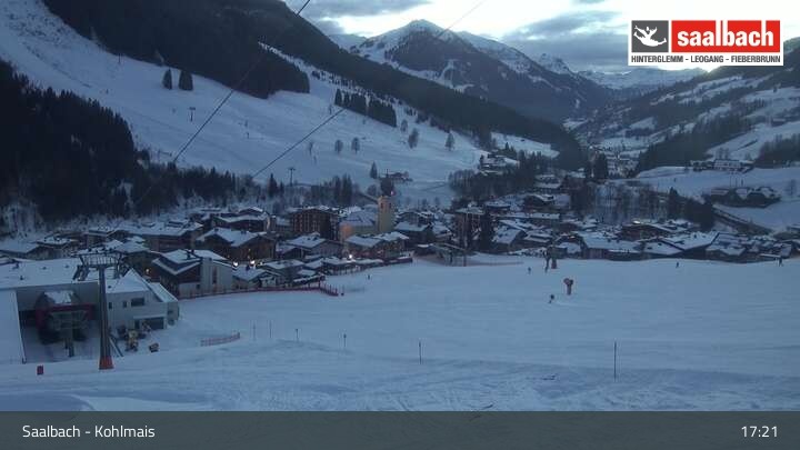 Archiv Foto Webcam Saalbach - Kohlmaisgipfelbahn