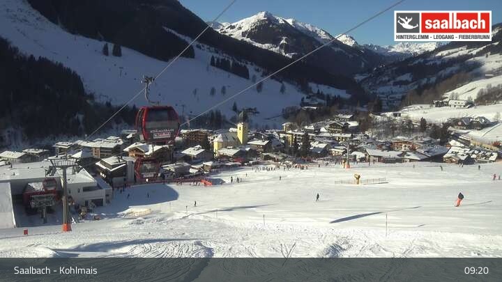 Archiv Foto Webcam Saalbach - Kohlmaisgipfelbahn