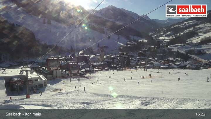 Archiv Foto Webcam Saalbach - Kohlmaisgipfelbahn