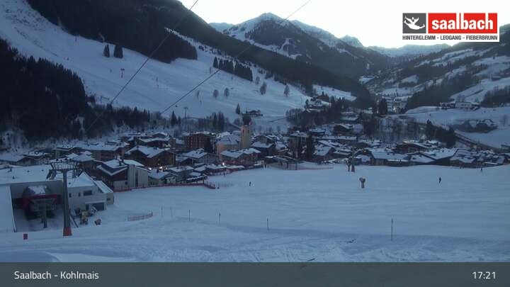 Archiv Foto Webcam Saalbach - Kohlmaisgipfelbahn