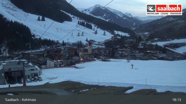 Archiv Foto Webcam Saalbach - Kohlmaisgipfelbahn