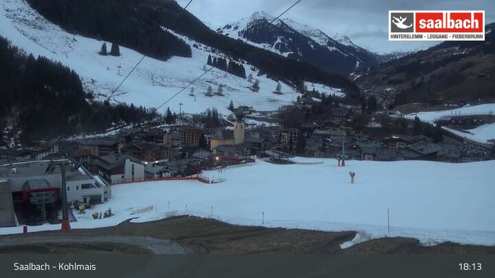 Archiv Foto Webcam Saalbach - Kohlmaisgipfelbahn