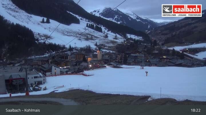 Archiv Foto Webcam Saalbach - Kohlmaisgipfelbahn