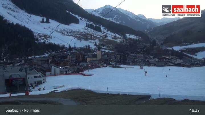Archiv Foto Webcam Saalbach - Kohlmaisgipfelbahn