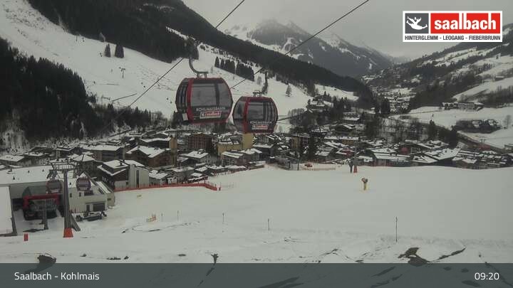 Archiv Foto Webcam Saalbach - Kohlmaisgipfelbahn