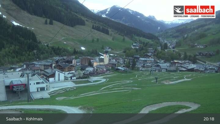 Archiv Foto Webcam Saalbach - Kohlmaisgipfelbahn