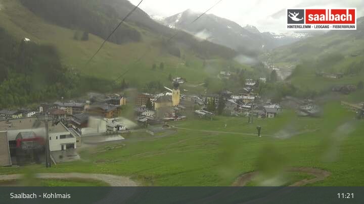 Archiv Foto Webcam Saalbach - Kohlmaisgipfelbahn