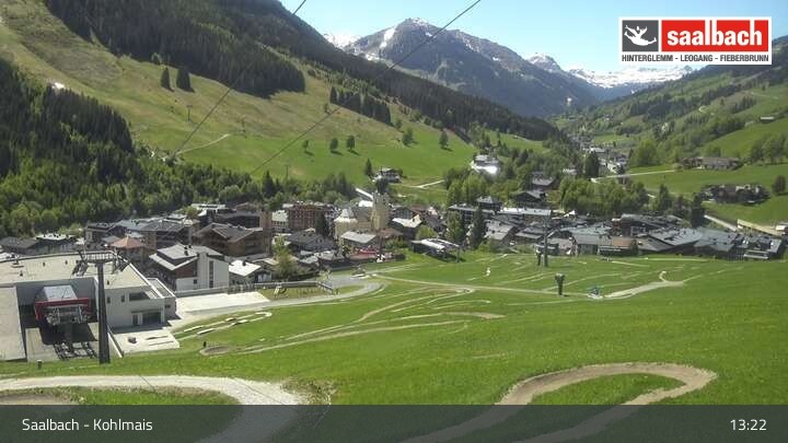 Archiv Foto Webcam Saalbach - Kohlmaisgipfelbahn
