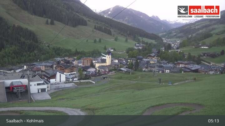 Archiv Foto Webcam Saalbach - Kohlmaisgipfelbahn