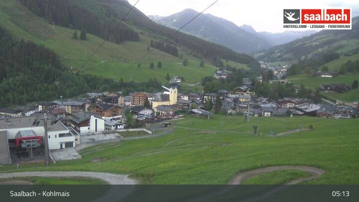Archiv Foto Webcam Saalbach - Kohlmaisgipfelbahn