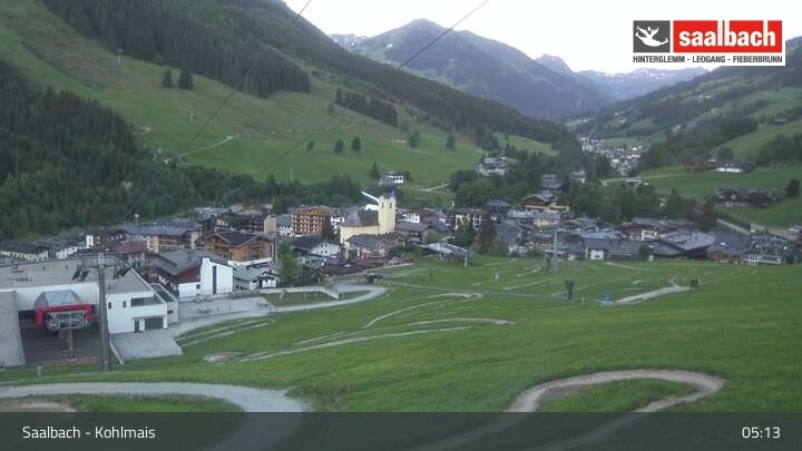 Archiv Foto Webcam Saalbach - Kohlmaisgipfelbahn