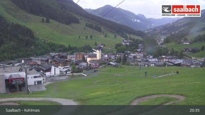 Archiv Foto Webcam Saalbach - Kohlmaisgipfelbahn
