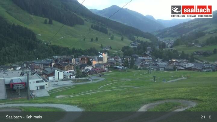 Archiv Foto Webcam Saalbach - Kohlmaisgipfelbahn