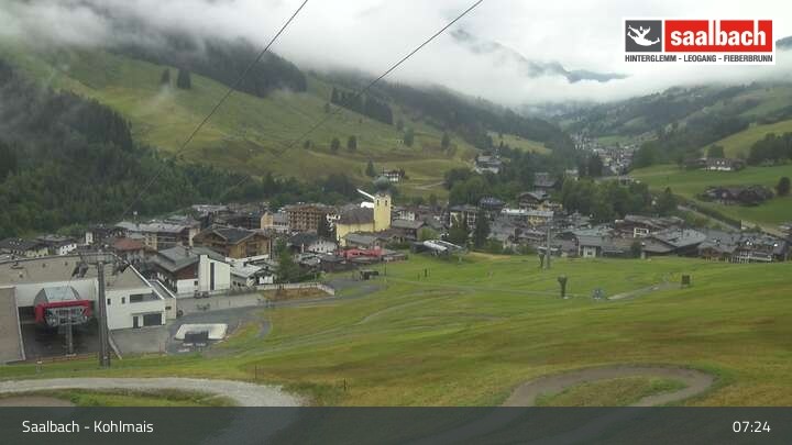 Archived image Webcam View from Kohlmaisgipfelbahn