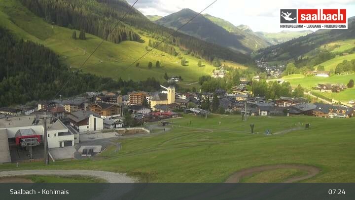 Archived image Webcam View from Kohlmaisgipfelbahn