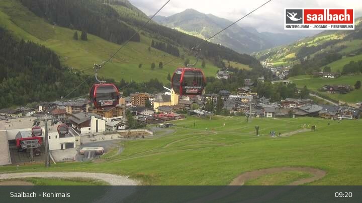 Archiv Foto Webcam Saalbach - Kohlmaisgipfelbahn