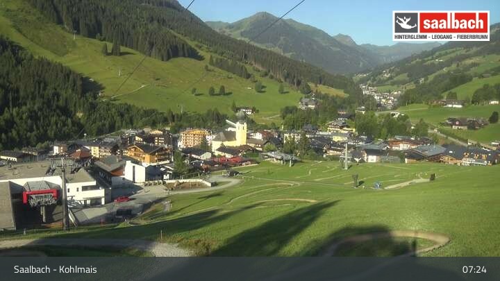 Archiv Foto Webcam Saalbach - Kohlmaisgipfelbahn