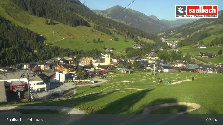 Archiv Foto Webcam Saalbach - Kohlmaisgipfelbahn