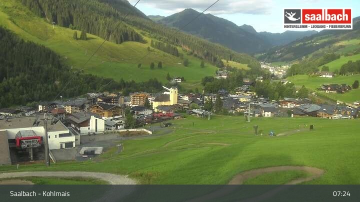 Archiv Foto Webcam Saalbach - Kohlmaisgipfelbahn