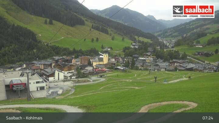 Archiv Foto Webcam Saalbach - Kohlmaisgipfelbahn