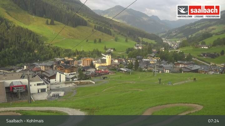 Archiv Foto Webcam Saalbach - Kohlmaisgipfelbahn