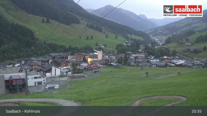 Archiv Foto Webcam Saalbach - Kohlmaisgipfelbahn