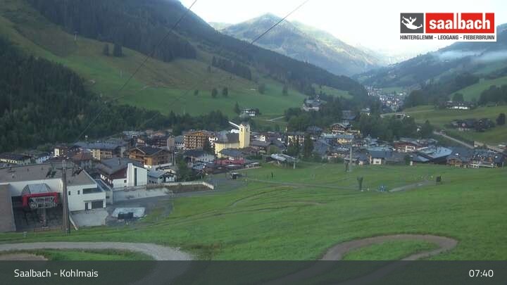 Archiv Foto Webcam Saalbach - Kohlmaisgipfelbahn
