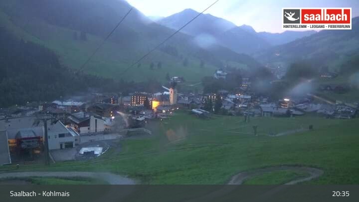 Archiv Foto Webcam Saalbach - Kohlmaisgipfelbahn