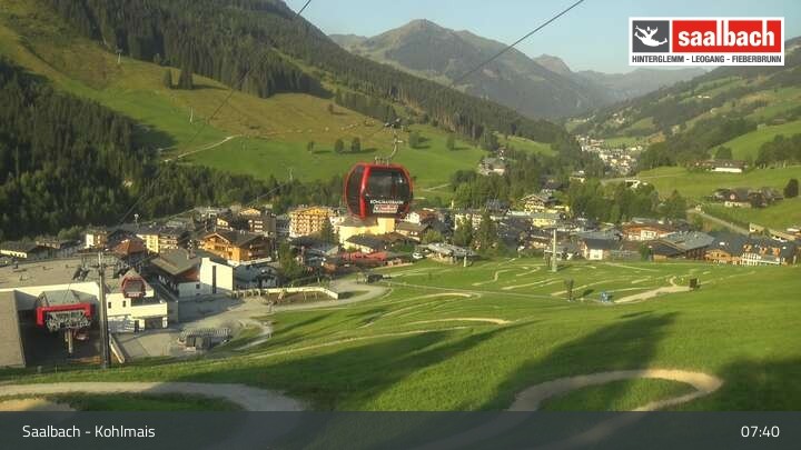 Archiv Foto Webcam Saalbach - Kohlmaisgipfelbahn