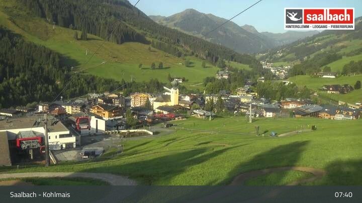 Archived image Webcam View from Kohlmaisgipfelbahn