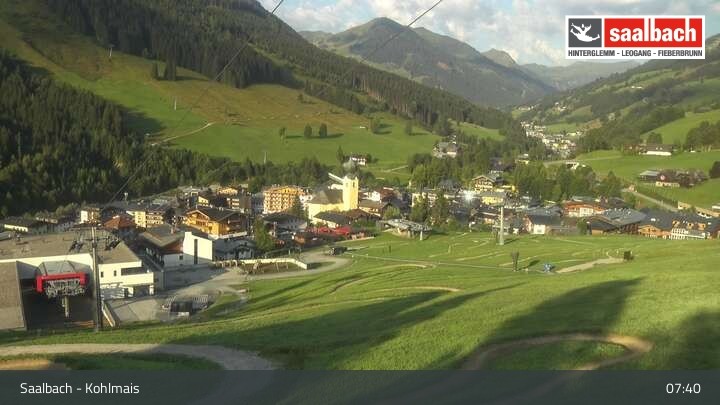 Archived image Webcam View from Kohlmaisgipfelbahn
