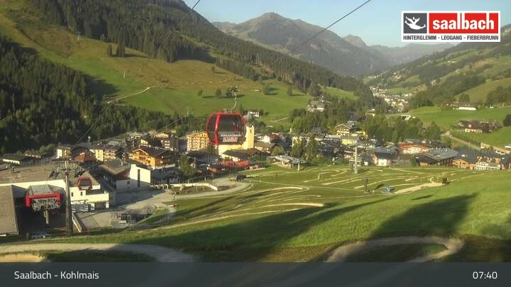 Archiv Foto Webcam Saalbach - Kohlmaisgipfelbahn