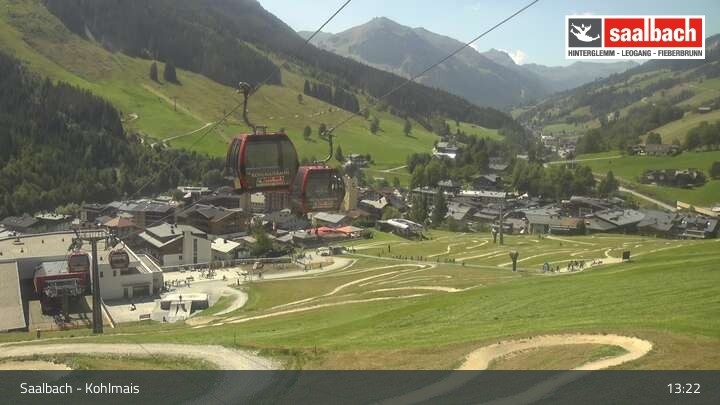 Archiv Foto Webcam Saalbach - Kohlmaisgipfelbahn
